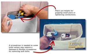 toilet valve replacement solutions by Leone Plumbing & Heating