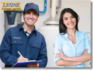 Water heater installation service professionally done by Leone Plumbing