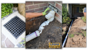 Leone Plumbing & Heating storm drain installation